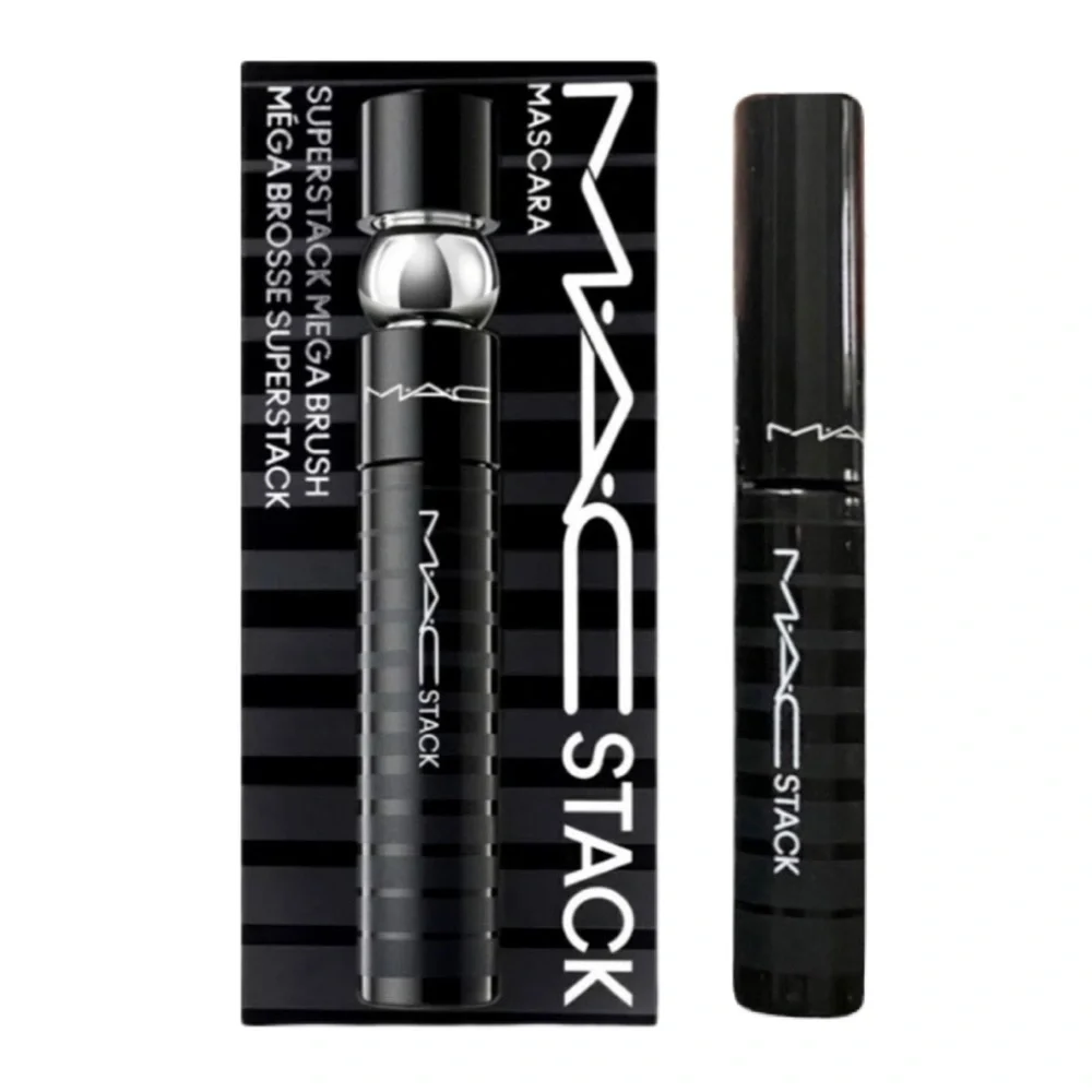 $7❤️🔥 MAC MACSTACK Mascara Mega Brush BLACK 👁️ NEW Lenghtening